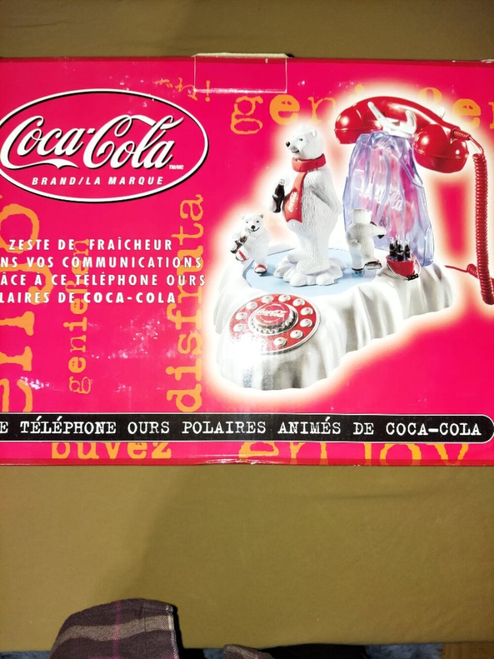 Coca Cola Polar bear phone